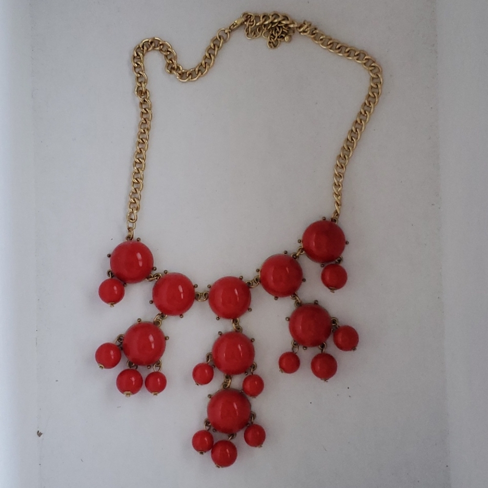 Red Chunky Necklace